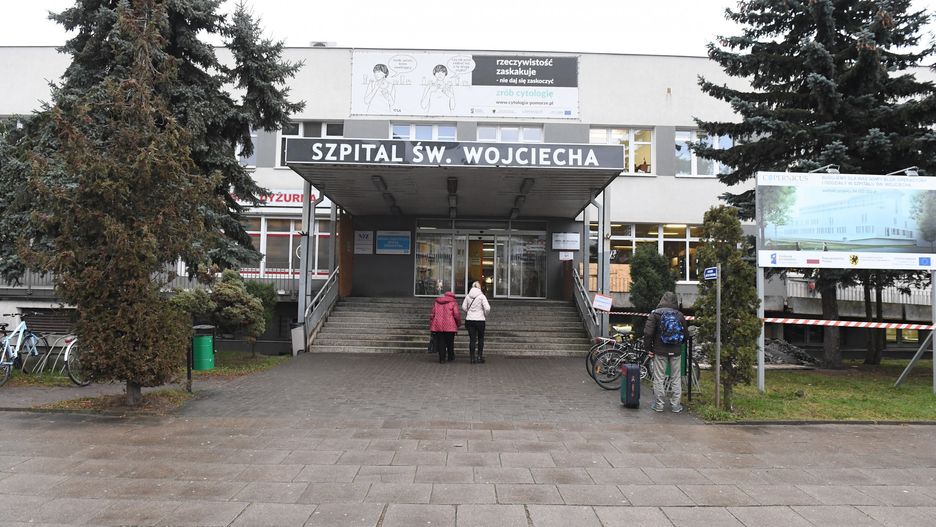 Koronawirus w Gdańsku. Szpital na Zaspie.