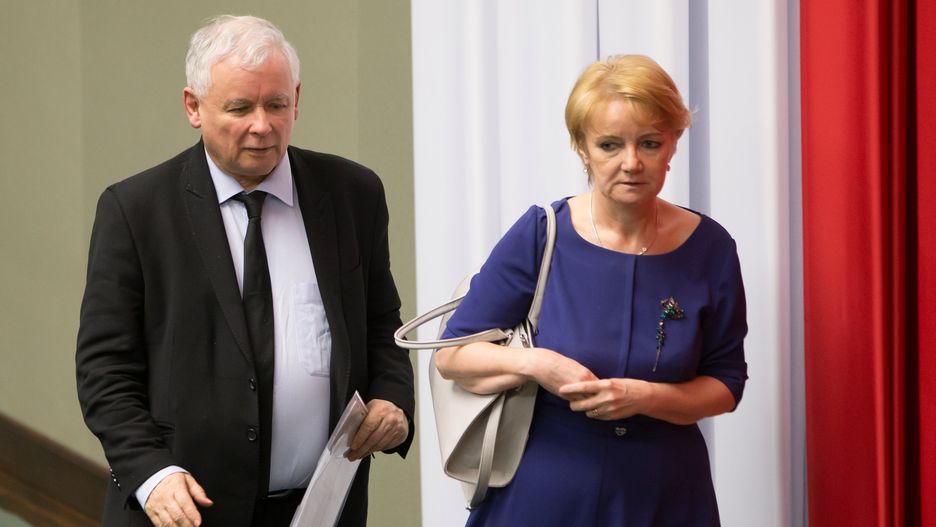 Jarosław Kaczyński wspiera Jolantę Szczypińską w chorobie