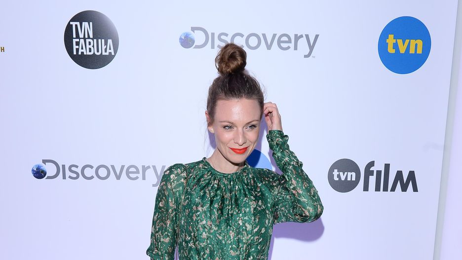 Magdalena Boczarska podczas imprezy TVN-u 