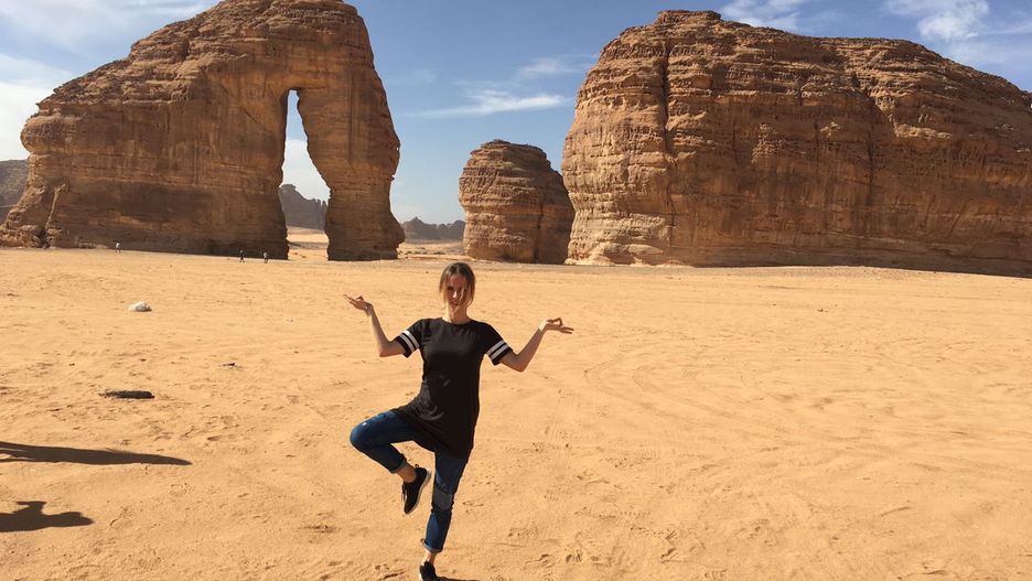 Dominika Legień pracuje jako nauczycielka w Arabii Saudyjskiej i Emiratach Arabskich