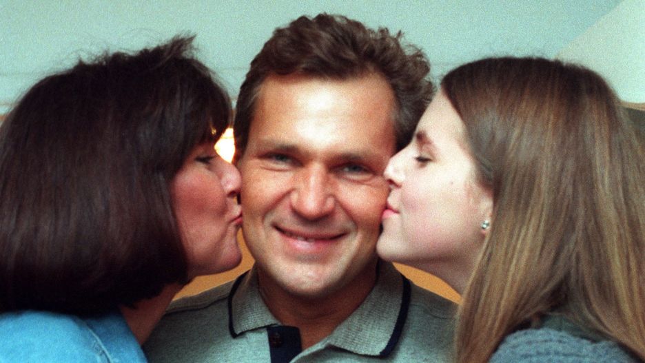 Aleksander Kwaśniewski z żoną Jolantą oraz córką Aleksandrą.