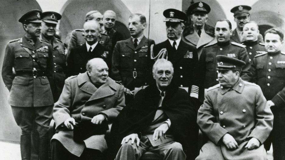 Zdjęcie z konferencji jałtańskiej w 1945 roku
