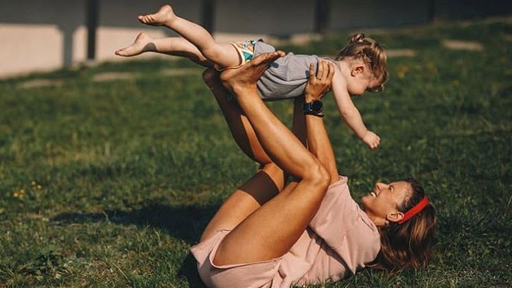 Anna Lewandowska uwielbia ćwiczyć z Klarą