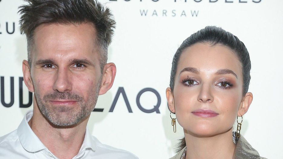 Marcin Bosak i Maria Dębska na ściance