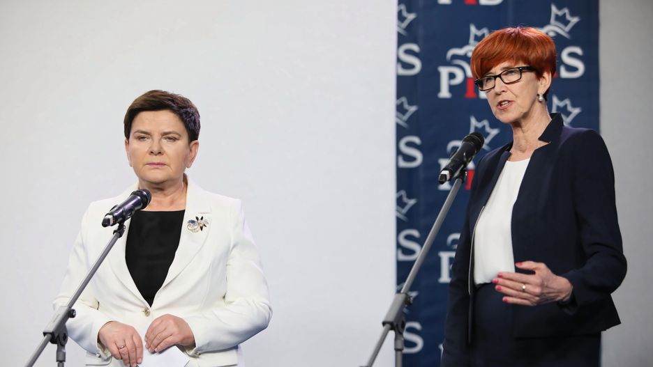 Beata Szydło i Elżbieta Rafalska