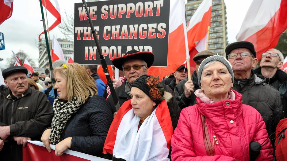 Marsz poparcia dla rządu premier Szydło i wprowadzanych przez niego reform z 23 marca 2017 r.