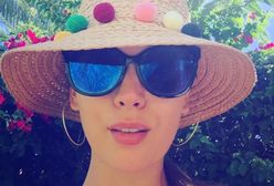 Paulina Krupińska na rodzinnych wakacjach