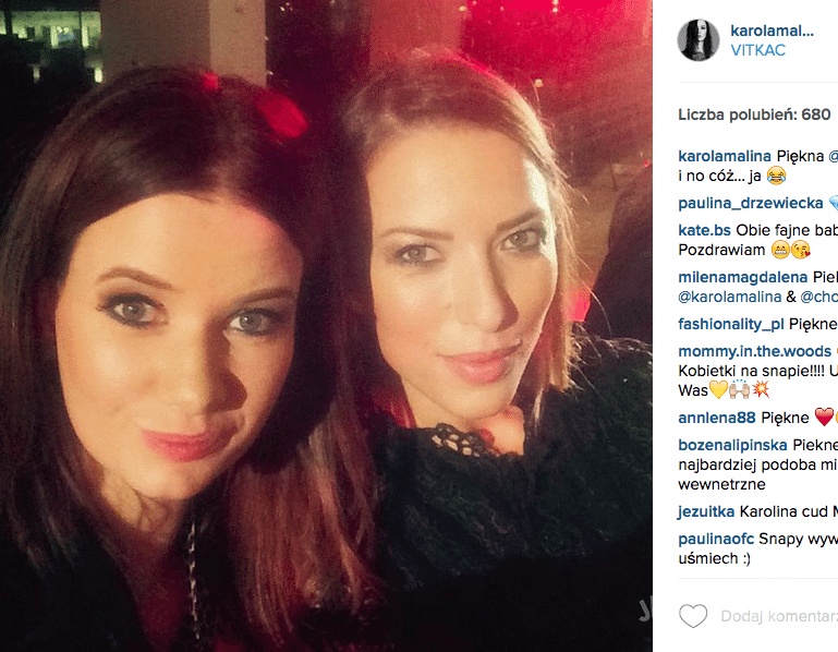 Karolina Malinowska i Ewa Chodakowska na kolacji Coty Polska - Marc Jacobs Decadence