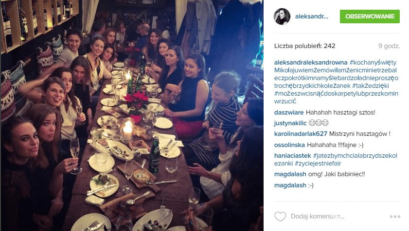 Aleksandra Kwaśniewska napisała list do Św. Mikołaja