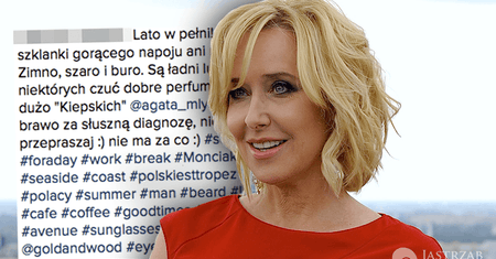 Gwiazda TVN popiera Agatę Młynarska w kwestii kiepskich nad morzem