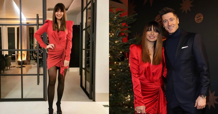 Anna Lewandowska na mikołajkowej imprezie FC Bayern. Fani: "WRESZCIE WIDAĆ BRZUSZEK" (FOTO)