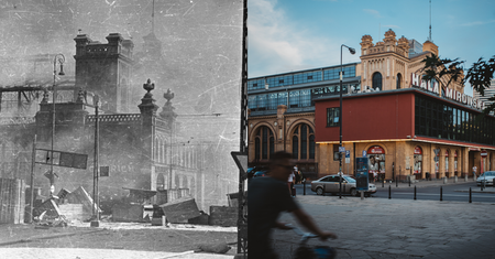 Powstanie Warszawskie. Porównaliśmy oblicza stolicy w 1944 roku z teraźniejszością
