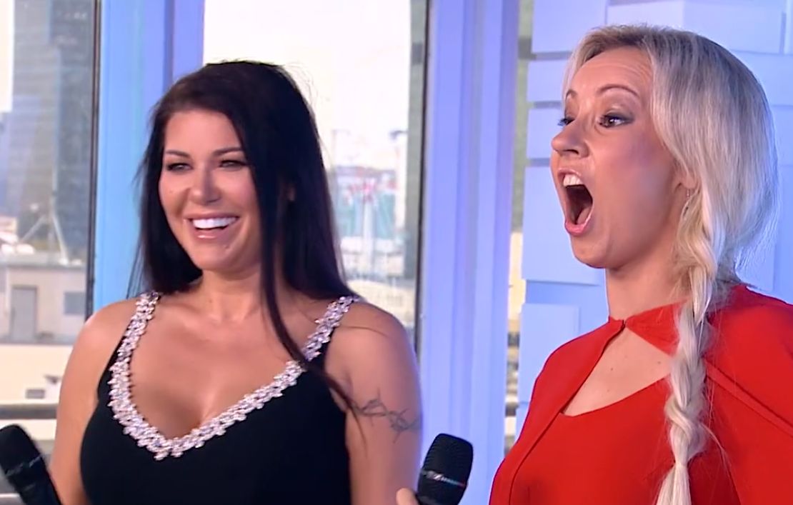 Iwona Węgrowska i Dominika Zamara