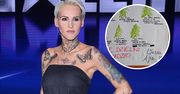 Agnieszka Chylińska udostępniła wymowny rysunek. Widocznie ma dość oklepanych życzeń