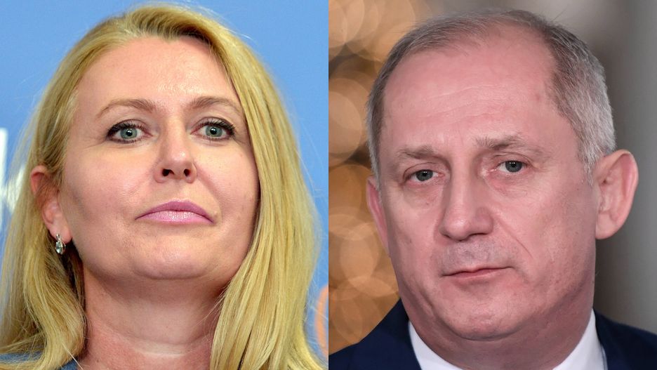 Elżbieta Łukacijewska i Sławomir Neumann