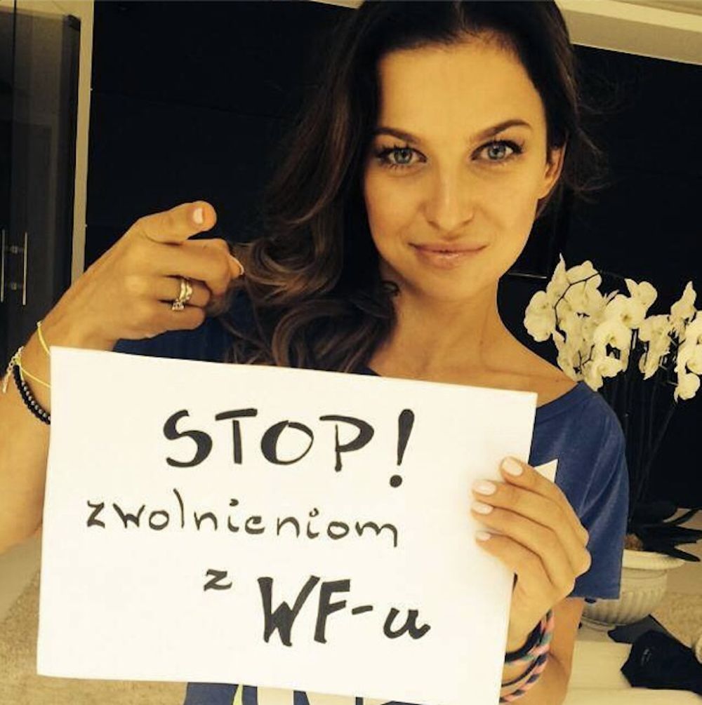 Anna Lewandowska 

Fotografia: screen z Instagram.com