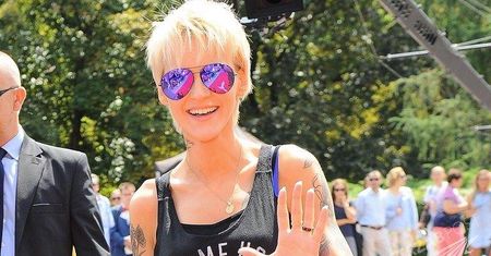 Agnieszka Chylińska pracuje nad tajemniczym projektem w studiu nagraniowym