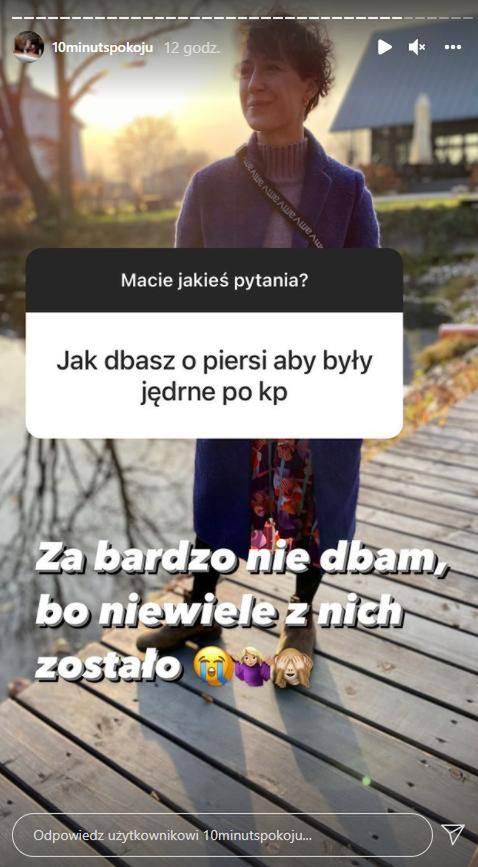 Justyna Kozłowska o swoich piersiach
