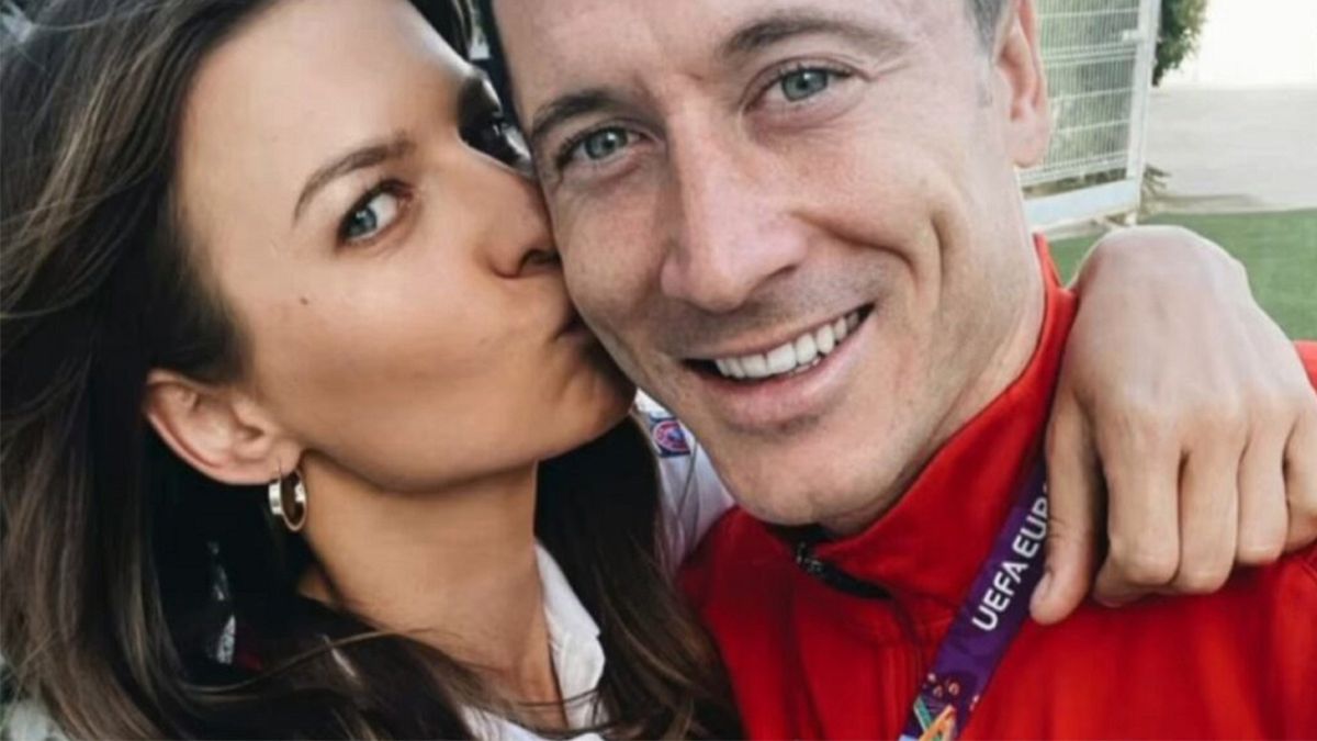 Robert Lewandowski i Anna Lewandowska