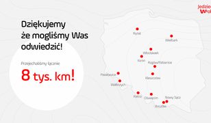 #JedziemyWPolskę. 8 tysięcy kilometrów i 12 miejsc na mapie Polski
