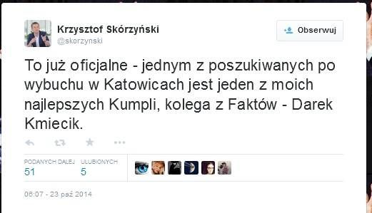 Krzyszfof Skórzyński
Fotografia: screen z twitter.com