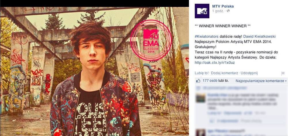 Dawid Kwiatkowski
Fotografia: screen z Facebook.com