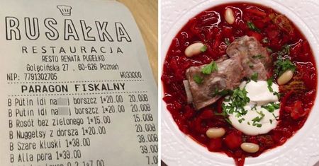 Polska restauracja pokazała, co myśli o Putinie. Krótko i dosadnie