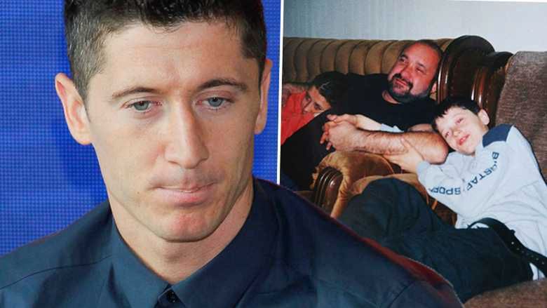Robert Lewandowski z Krzysztofem Lewandowskim