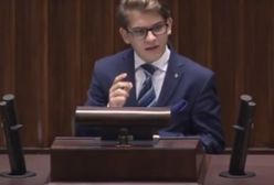 Terlecki wyłączył mu mikrofon w Sejmie. Licealista komentuje głośne wystąpienie