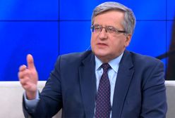 Komorowski namawia do zlekceważenia pomysłu obecnego prezydenta. "Duda dużo ryzykuje"