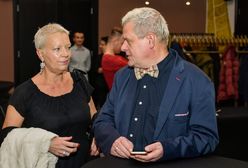 Kazik Staszewski z żoną na premierze filmu. Tworzą dobraną parę