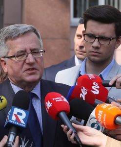 Komorowski zabrał głos po przesłuchaniu. "Odnoszę wrażenie, że nie chodzi o poszukiwanie prawdy"