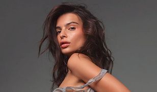 Emily Ratajkowski w bluzie polskiej marki. Ma milion polubień