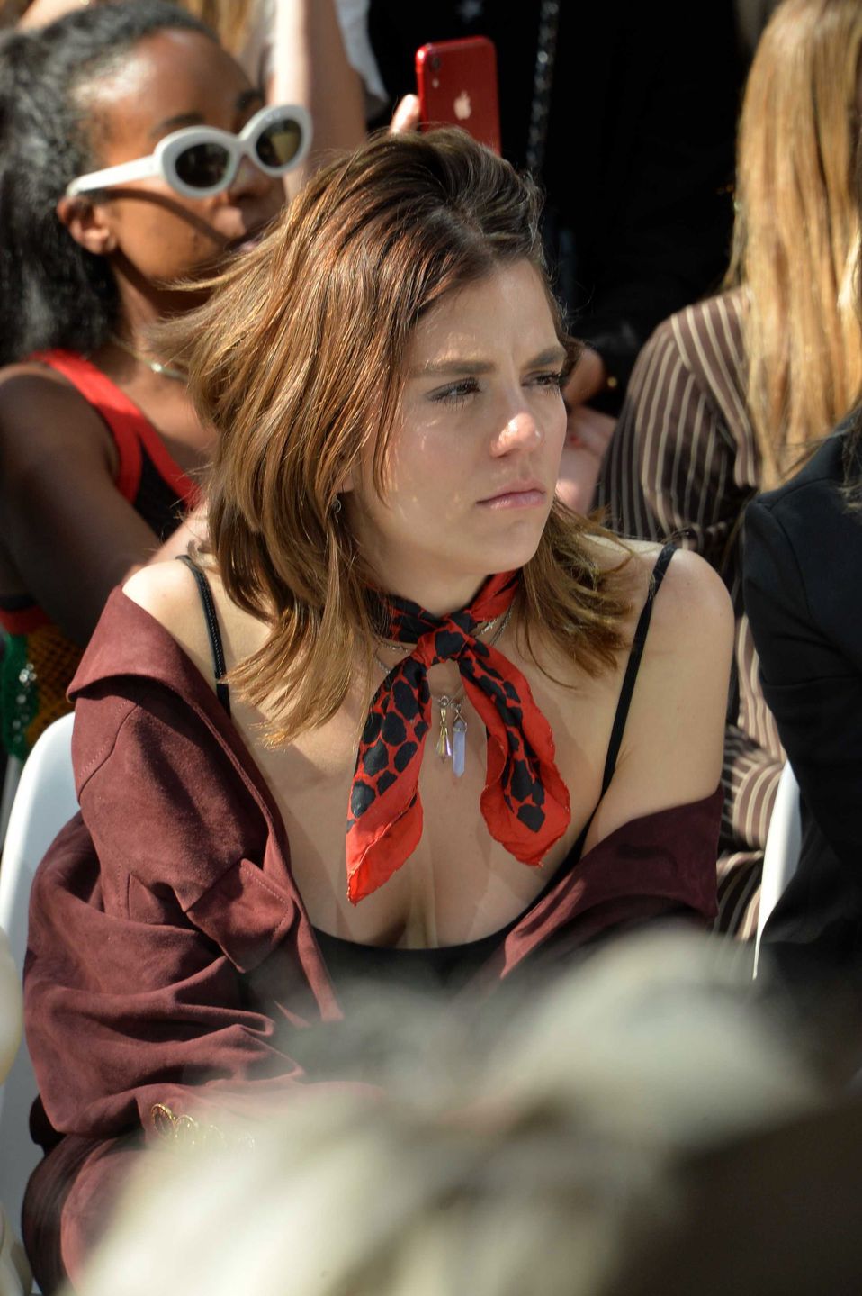 Morgane Polański na pokazie Alexandre Vauthier