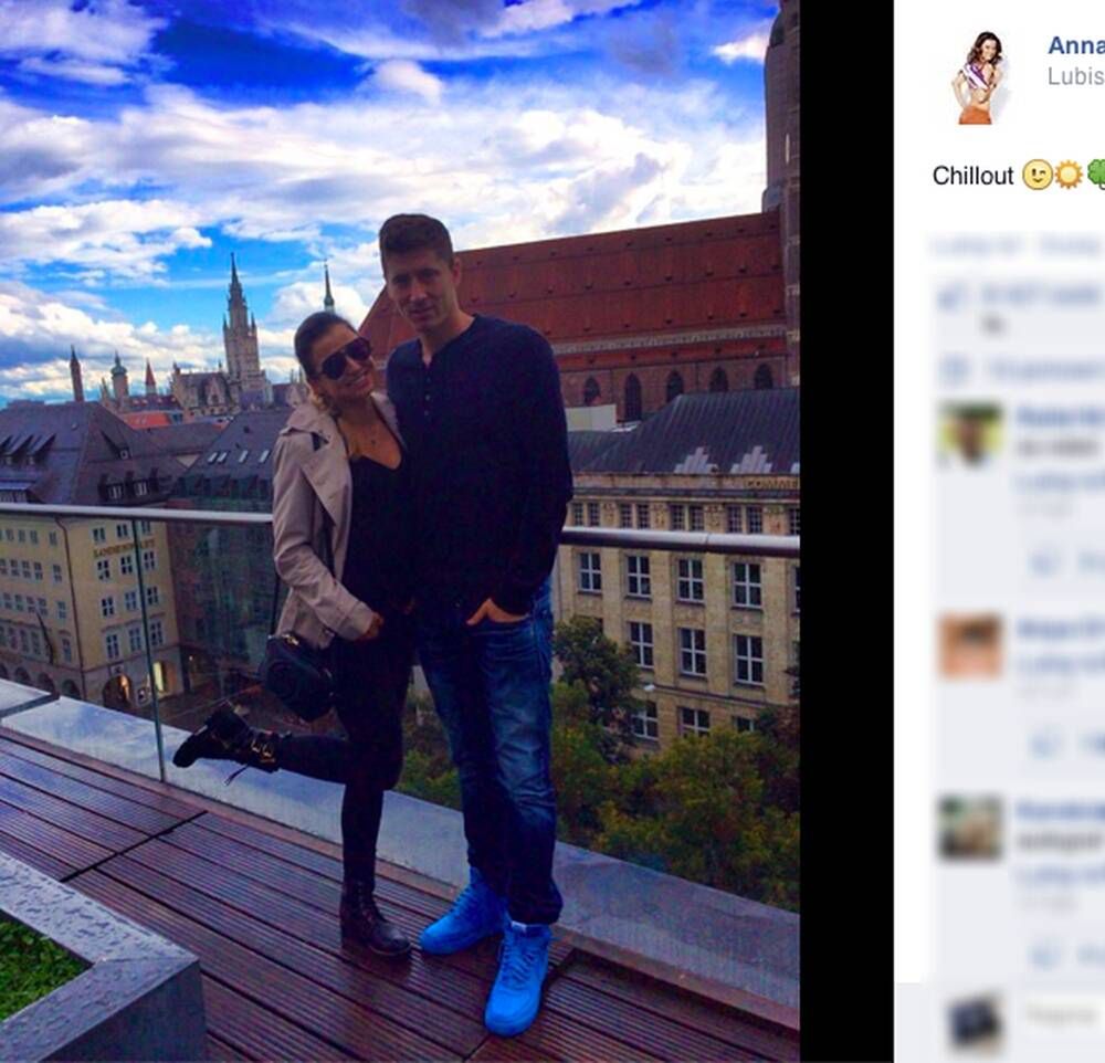 Anna Lewandowska, Robert Lewandowski
Fotografia: screen z Facebook.com