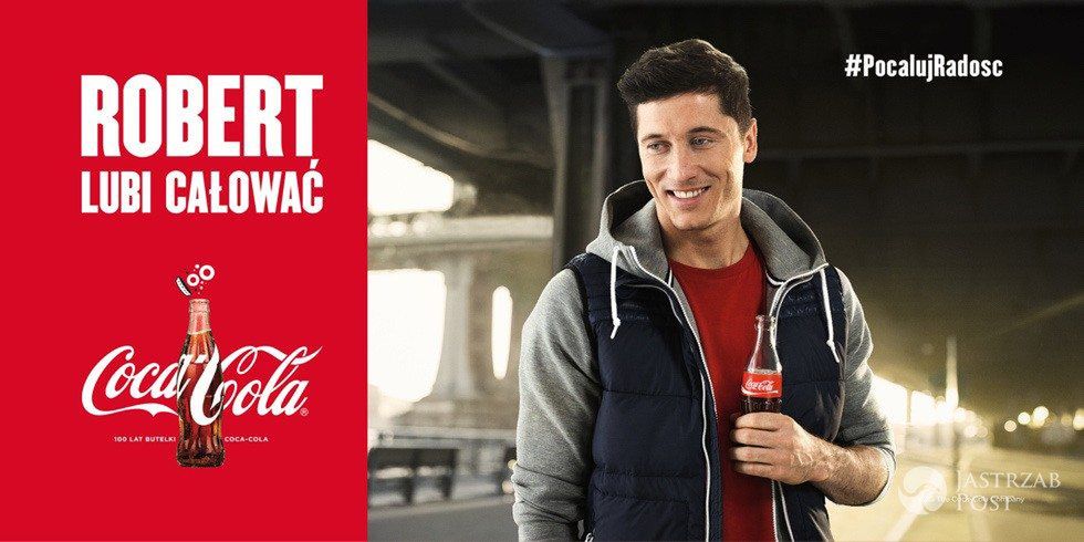 Robert Lewandowski w reklamie Coca-Coli