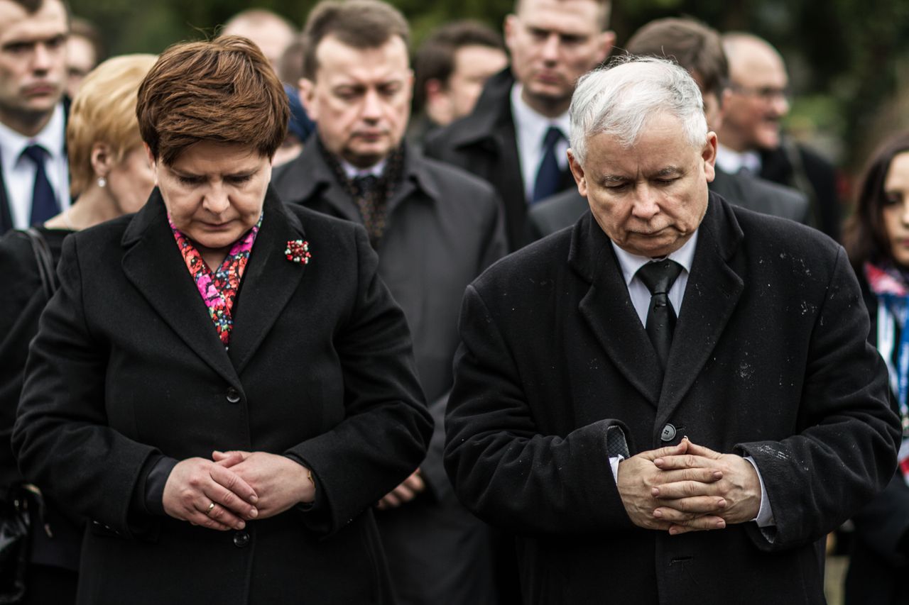 Beata Szydło i Jarosław Kaczyński