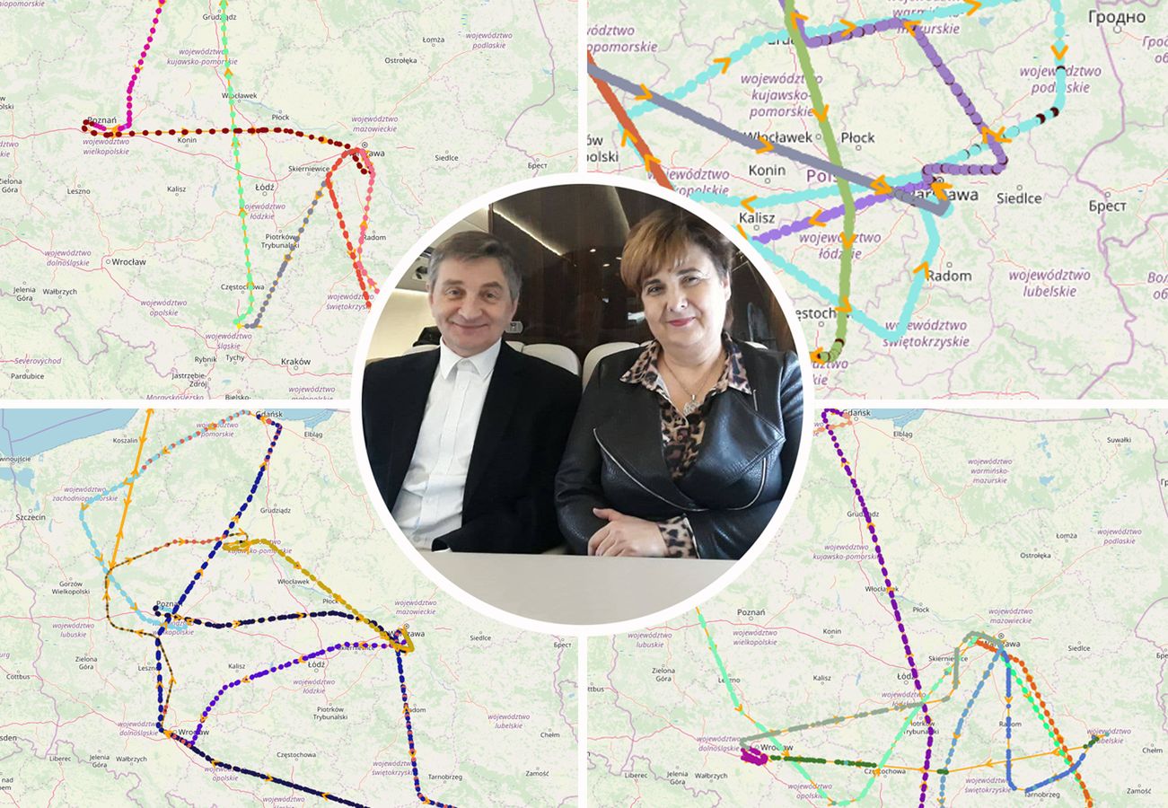 Trasy rządowego samolotu. Tak zadowoleni są jego pasażerowie. 