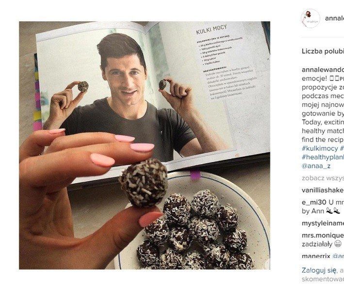Anna Lewandowska przygotowała pyszne przekąski