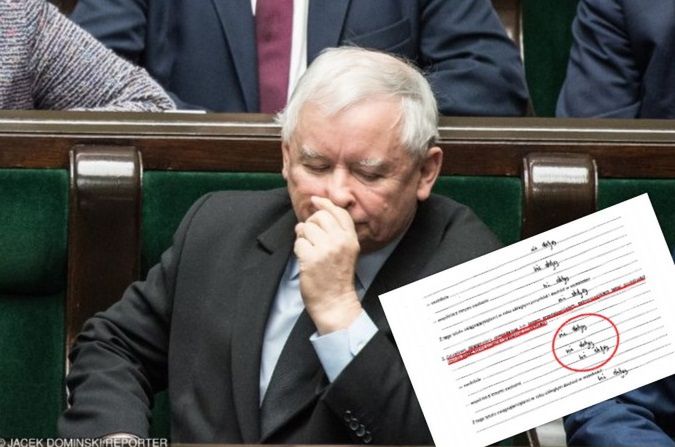 W oświadczeniach Jarosława Kaczyńskiego nie ma pół zdania o tym, że jest pełnomocnikiem spółki Srebrna 