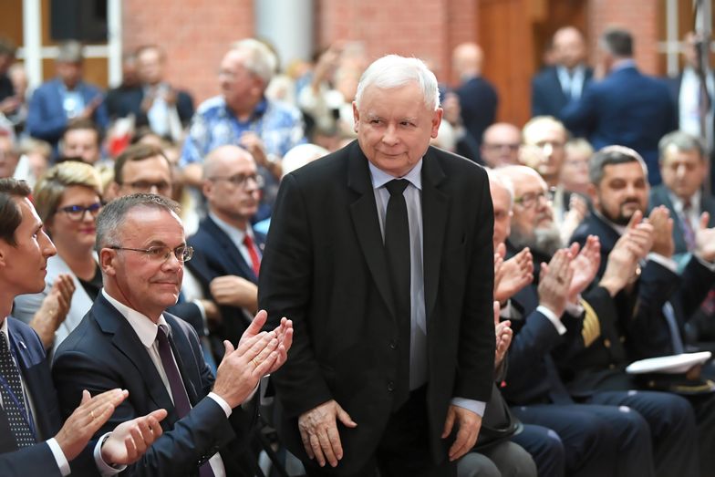 Jarosław Kaczyński na konwencji regionalnej PiS w Gdańsku