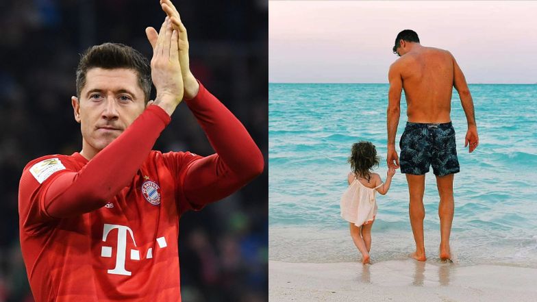 Robert Lewandowski raczy fanów wakacyjną fotografią z Klarą: "Family time" (FOTO)