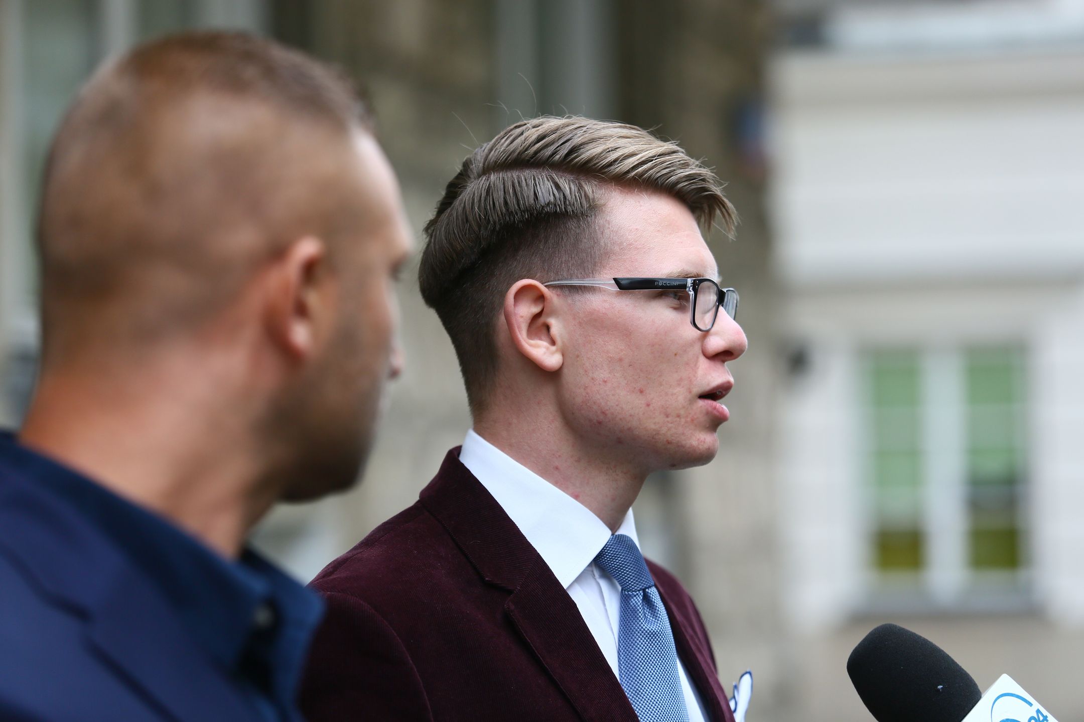 Rzecznik ONR-u Tomasz Kalinowski