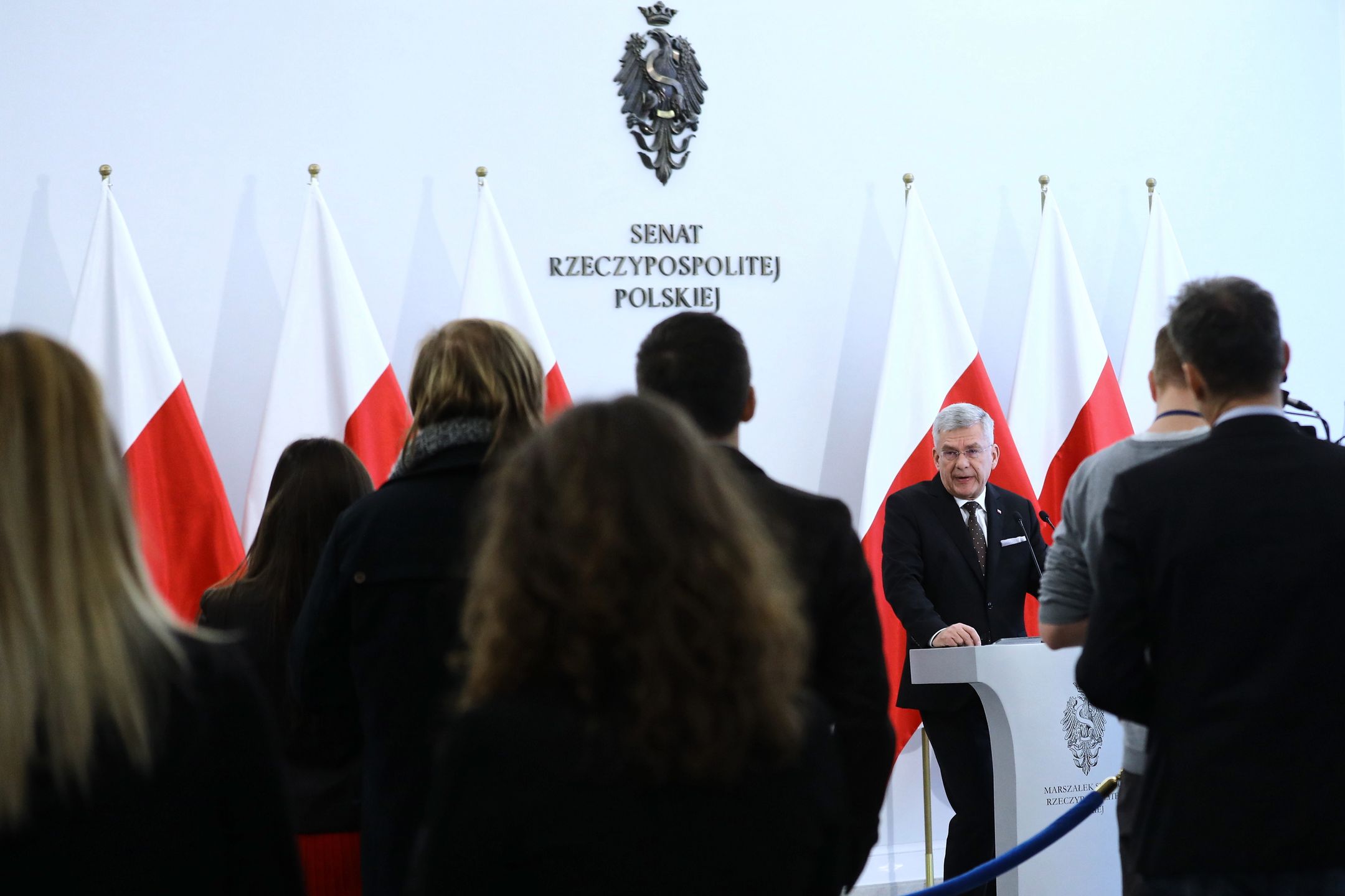 Stanisław Karczewski mówił o "potępieniu zbrodni"