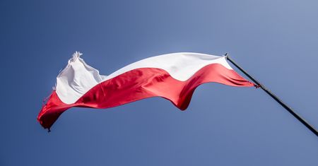 Zrywał flagi Polski. Został ukarany grzywną