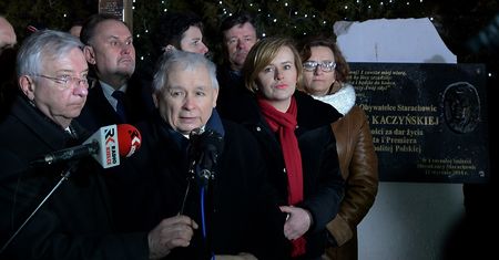 Rocznica śmierci Jadwigi Kaczyńskiej. Prezes odwiedził Starachowice