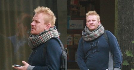 Zniszczony rozwodem Bartosz Żukowski w za małym dresie snuje się po gdyńskim bulwarze (ZDJĘCIA)