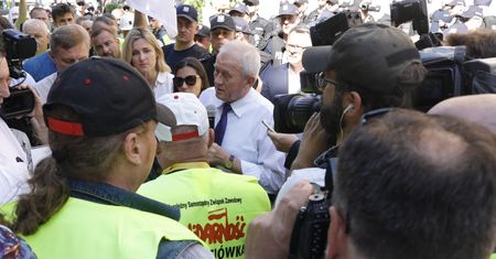 Daniel Ozon odwołany. Górnicy z JSW protestują w Warszawie: "Dymisja Tchórzewski!"