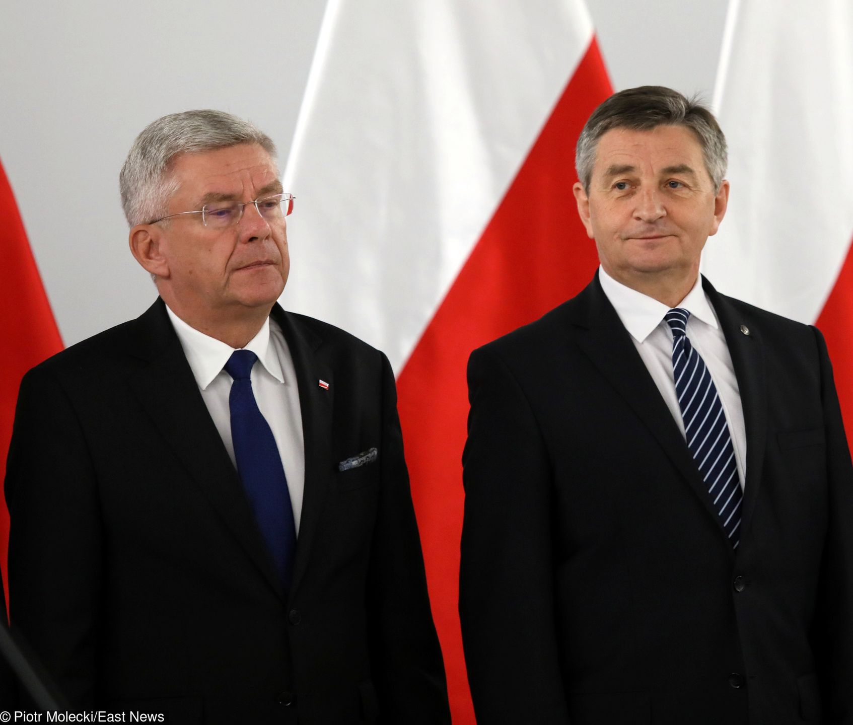 Stanisław Karczewski i Marek Kuchciński zaprzeczają "zimnej wojnie" między nimi