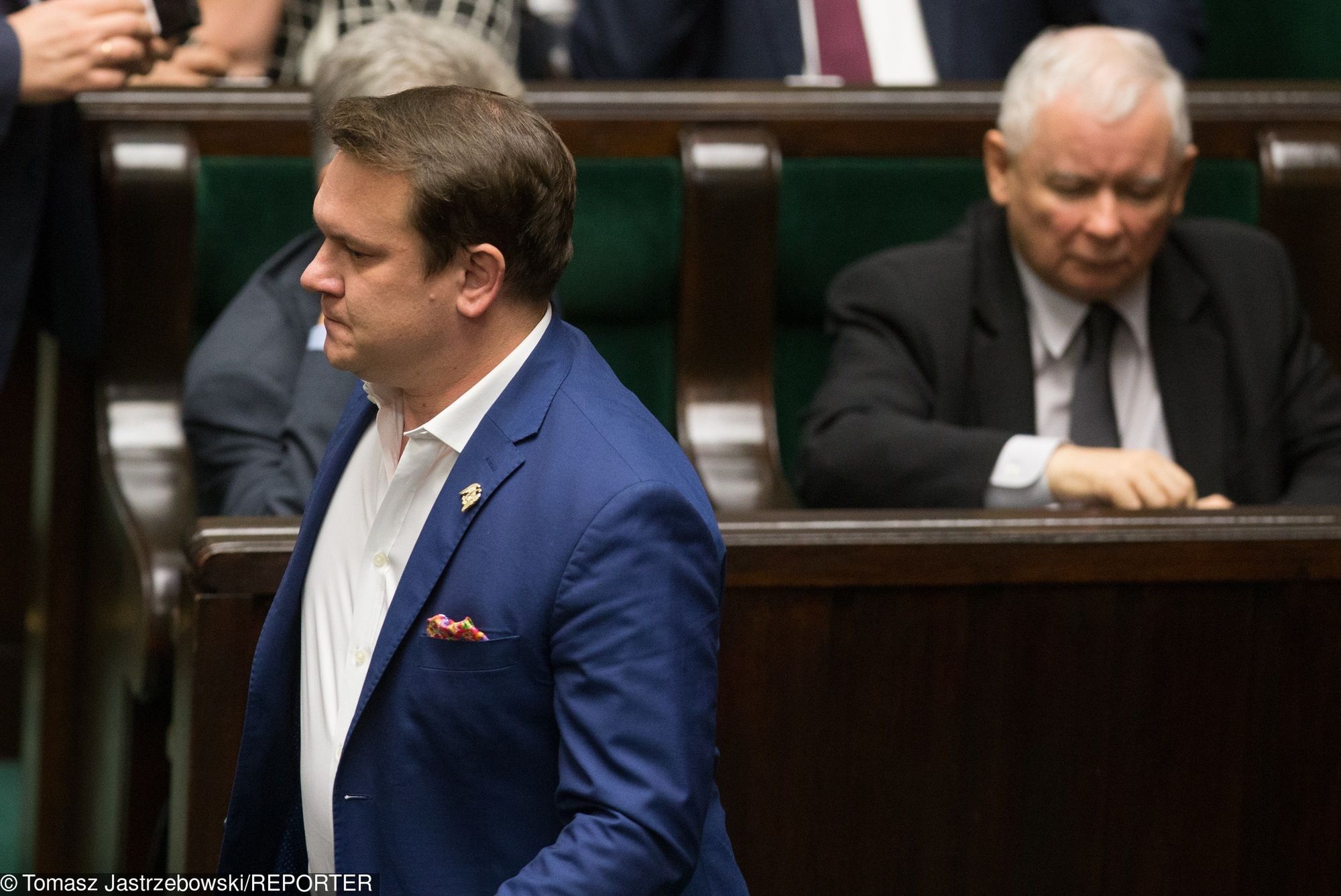 Jarosław Kaczyński bardzo zdenerwował się na Dominika Tarczyńskiego